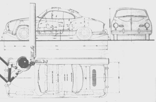 Reissbrettzeichnung Typ 14